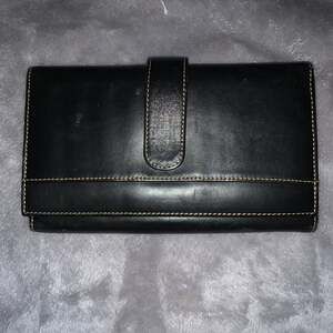 Targus Black Leather Tri-Fold Organizer/ PDA Travel Business Wallet